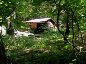 Amity Pond Natural Area shelter