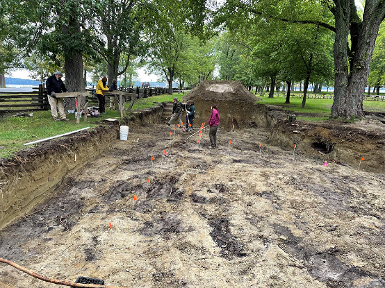 Sand Bar State Park Phase II excavation